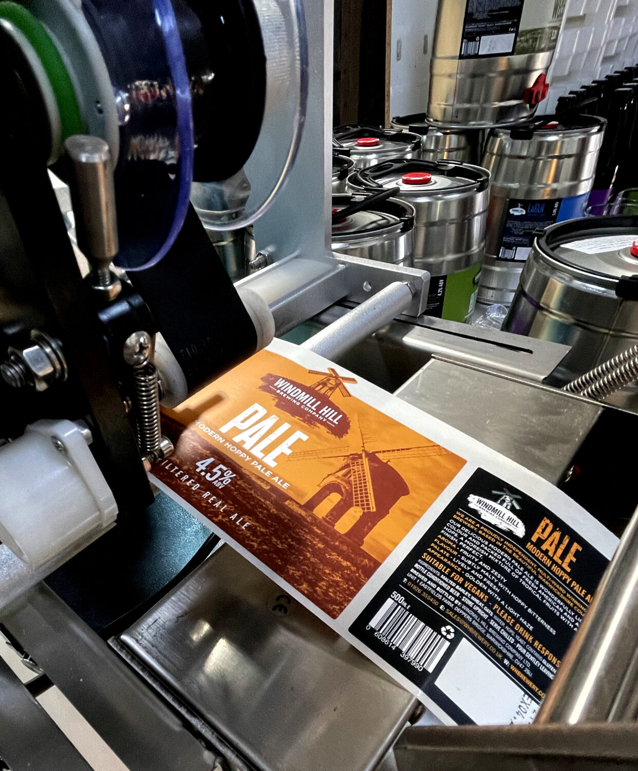 Craft brewery labels